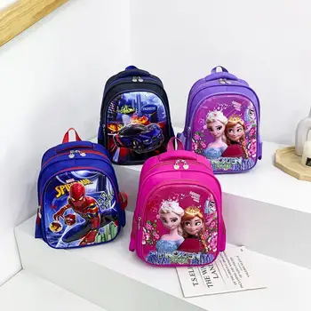 

Disney 3D Elsa orthopedics school bags for Boy Children waterproof School bag Teenager Schoolbags Kids Student Backpacks