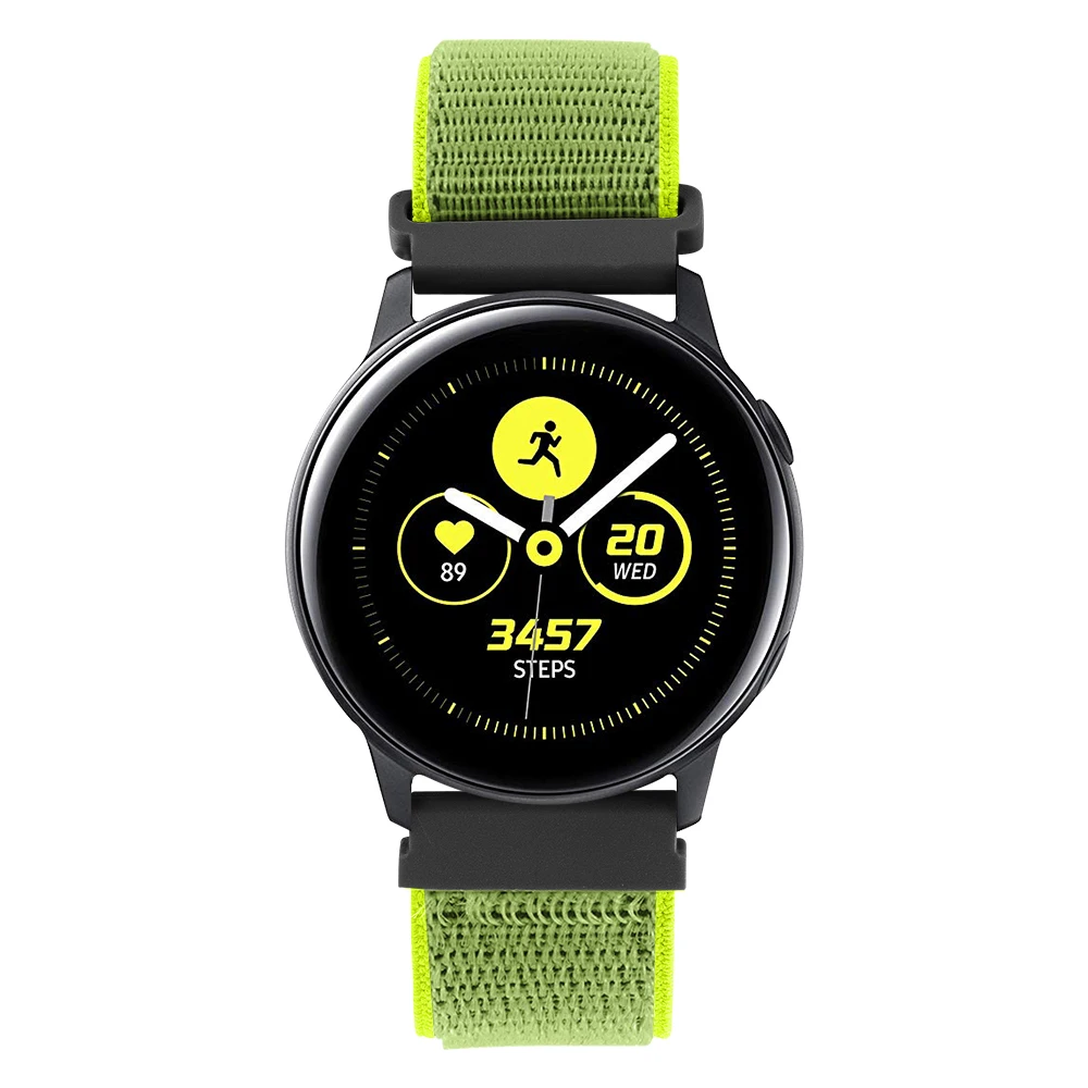 20 мм ремешок для samsung Galaxy Watch Active 2 42 мм ремешок gear S2 Sport Huami Amazfit Bip/GTR 42 мм умный Браслет Correa