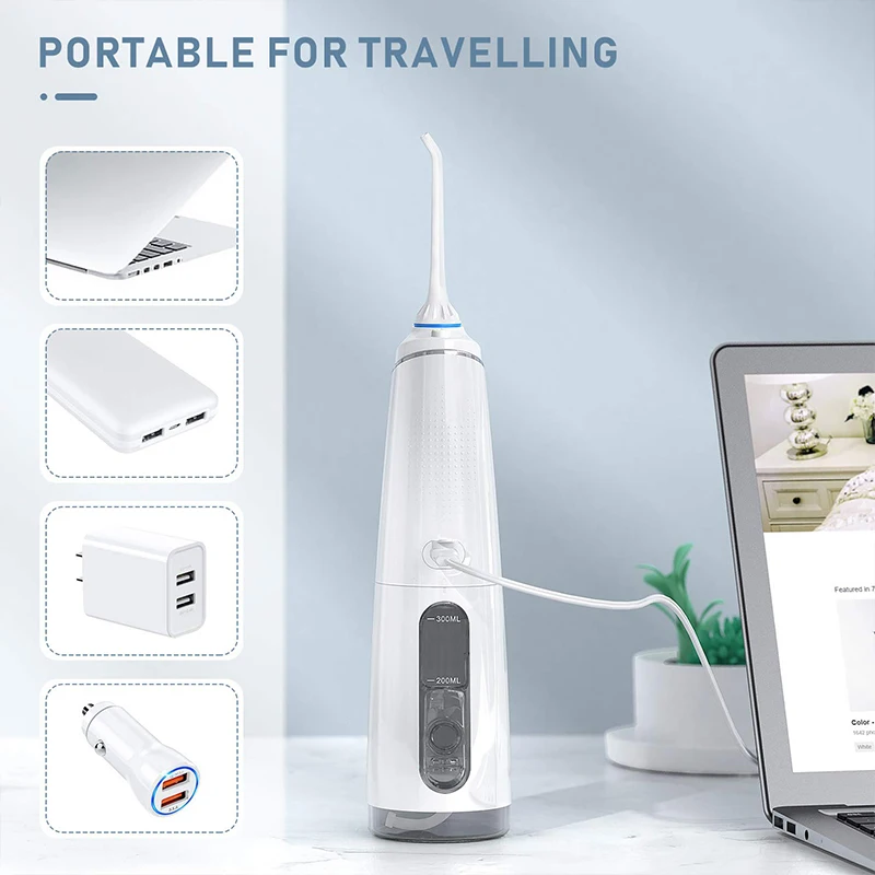 Liberex Ирригатор для полости рта нить чиски Беспроводная стоматологическая USB