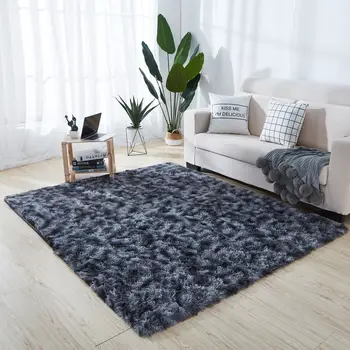 

12colors Rectangle and round Carpet Nordic Ins Style Gradient Colorful Rug For Living Room bedroom center carpet free shipping