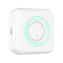 Imprimante thermique de poche Portable sans fil, 200dpi, BT Connect, étiquette Photo, impression avec 1 rouleau de papier
