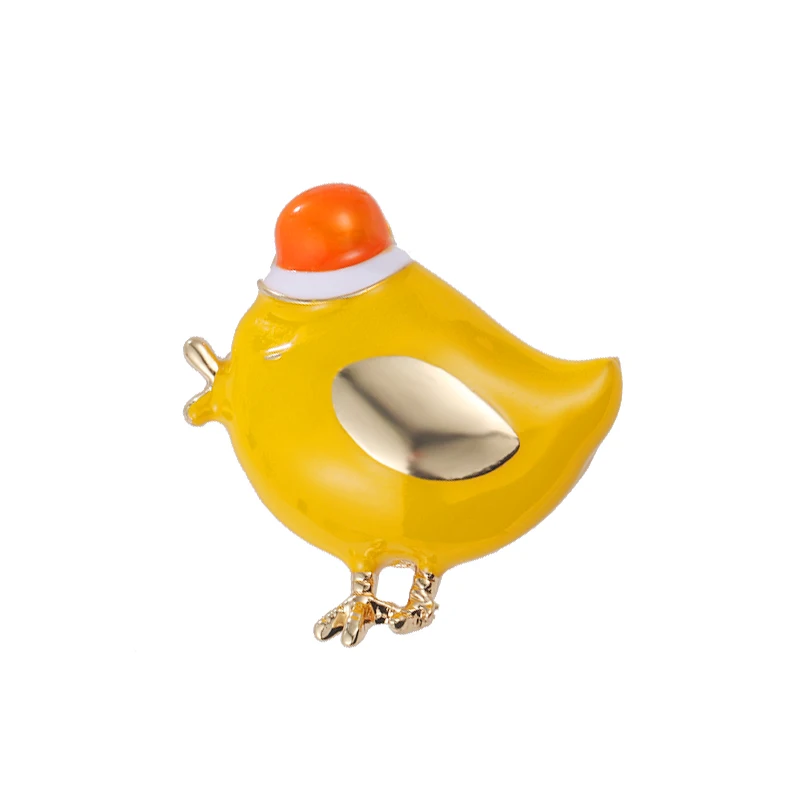 

Enamel Yellow Chicken Brooches for Women Kids Cute Animal Brooch Pin Fashion Dress Coat Accessories Jewelry