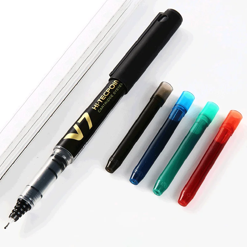 PILOT V5 чернильный резервуар BXS-IC гелевая ручка сменная чернильная сумка подходит для BXC-V5/BXC-V7 чернила красителя на водной основе красный синий зеленый четыре цвета