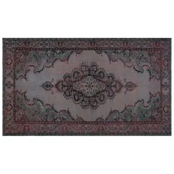 

Handmade Gray Vintage Overdyed Turkish Area Rug 176x308 Cm-5'9''X10'1''