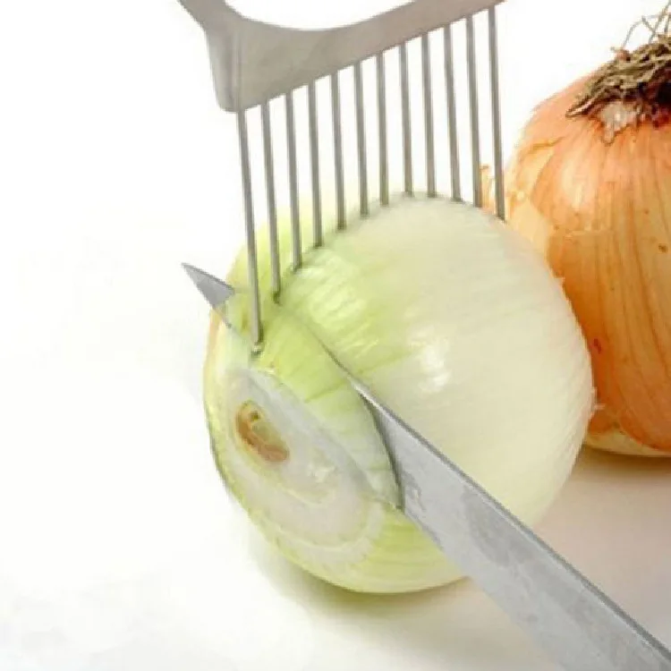 

Creative Kitchen Gadgets Onion Block Meat Tenderizing Needle Fruit And Vegetable Slice Tool Onion Fixed Device Onion Needle Onio