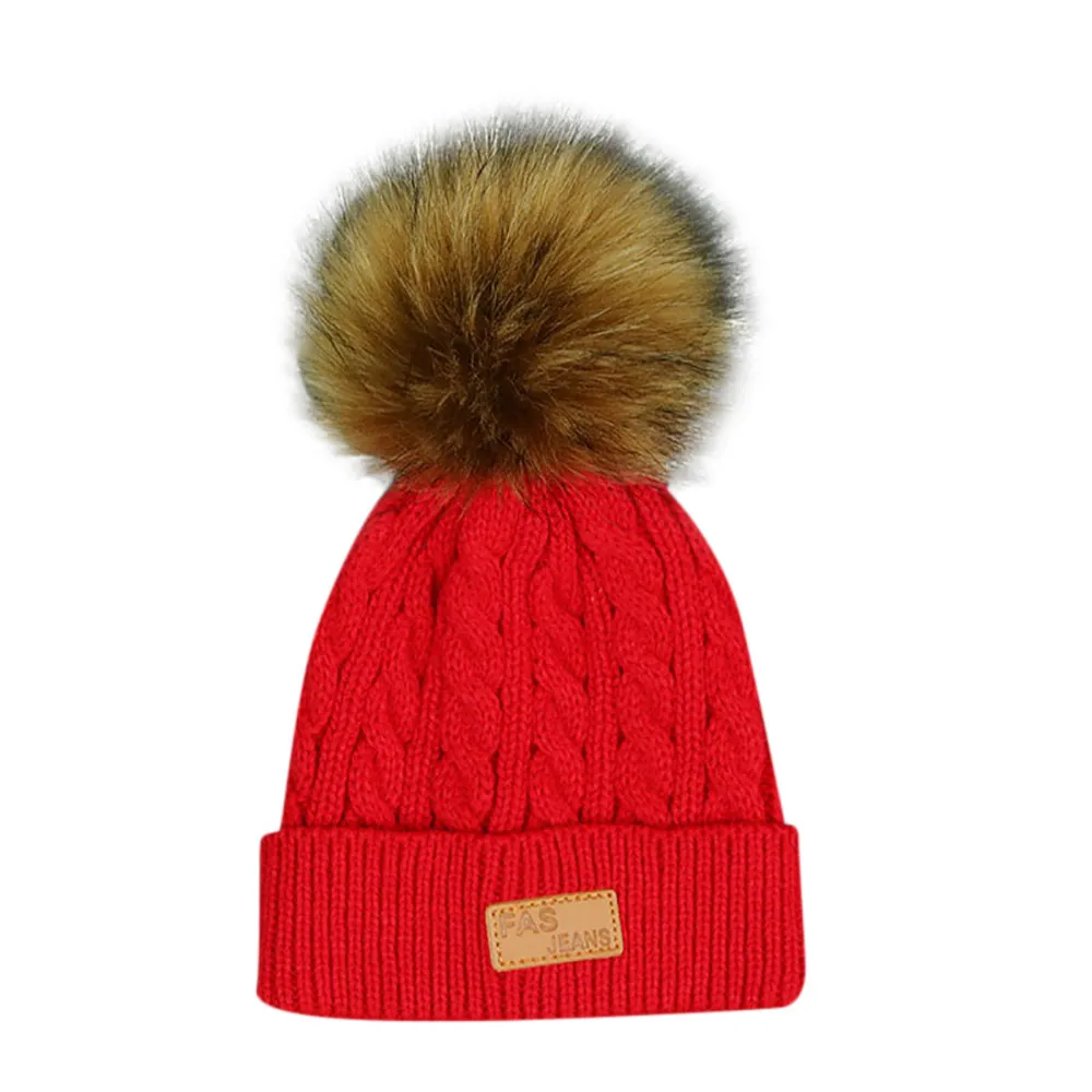 Cute Toddler Kids Girl Boy Baby Infant Winter Warm Crochet Knit Hat Beanie Cap Newborn Baby Cap for Boys Accessories