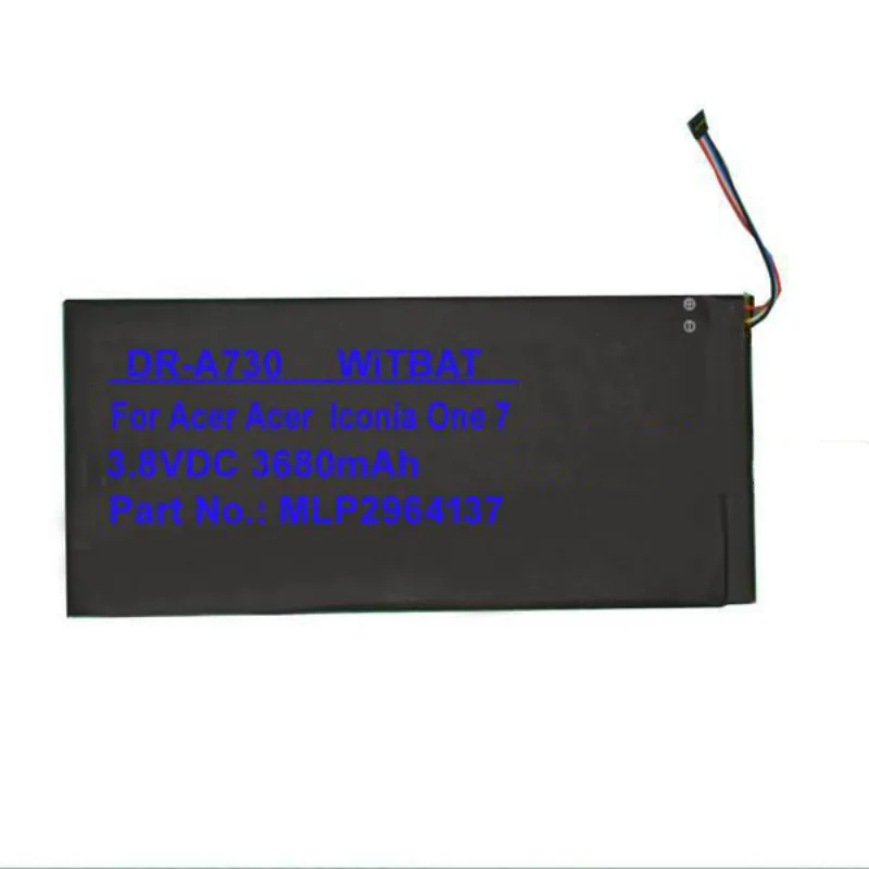 Аккумулятор FGHGH 3680 мАч для acer Iconia One 7, B1-730, MLP2964137