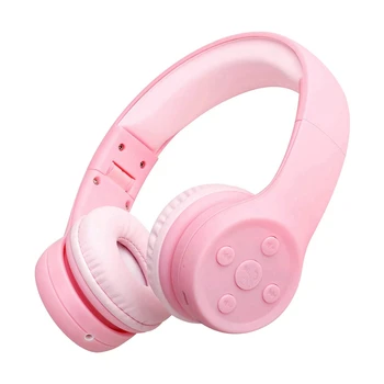 

Children's Headphones Wireless Bluetooth Learning Education Boys and Girls Headphones (Pink)