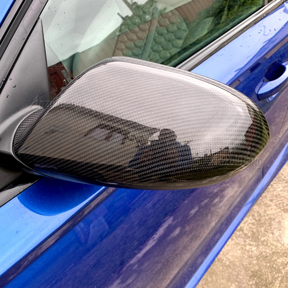 

Чехол для зеркала заднего вида с карбоновой черной и яркой черной отделкой, крышка для зеркала заднего вида, Корпус Корпуса для Audi A6 C7 S6 2012-2018