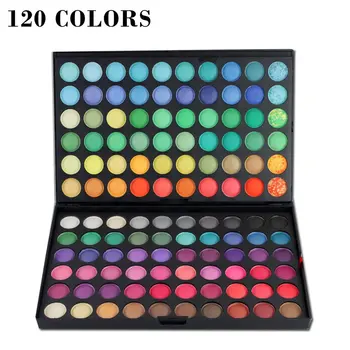 

120 Color Eye Shadow Makeup Combination Disc Eye Shadow Stage Performance Studio Eye Shadow Makeup Tools