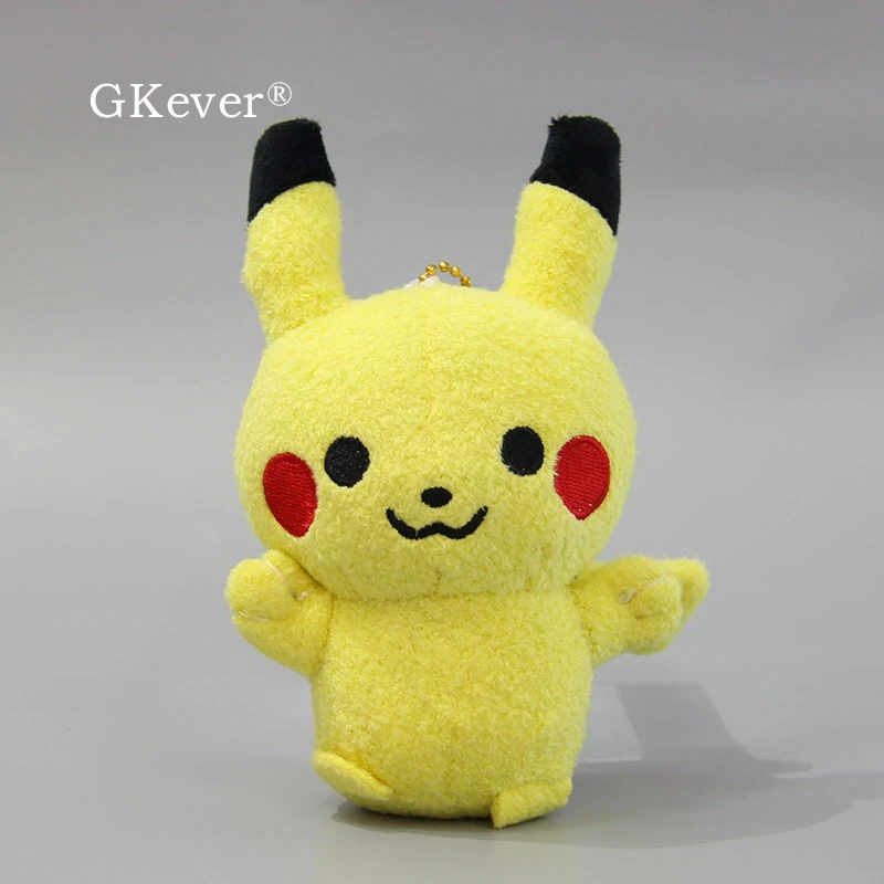 

20cm Pikachu Plush Toy Doll Keychain Japan Cartoon Anime Pikachu stuffed toys Women Kids Birthday Gift