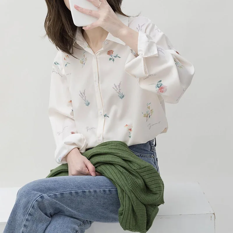 flower printed shirt 2