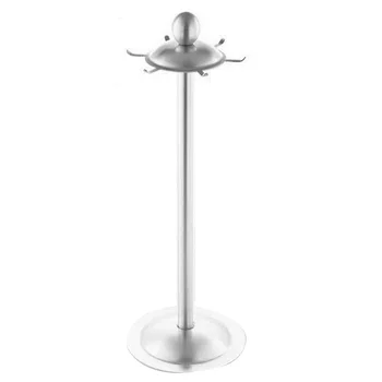

Metal Kitchen Storage Tool Truner Spoon Rotating Holder Stand with 6 Hooks New Stainless Steel Kitchen Rotating Holder Stands