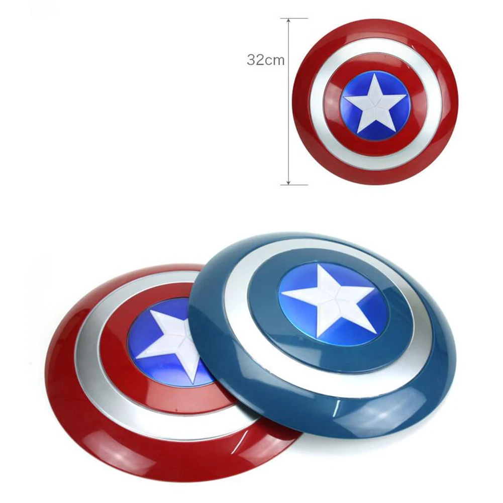 

32/42cm Captain America Shield with LED light and Sound Children Cosplay Prop for Halloween Birthday Party Costumes