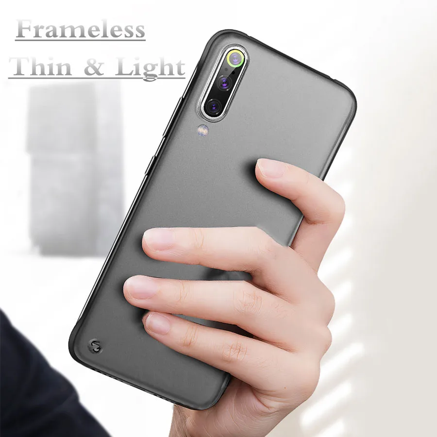 

Frameless Clear Matte Case For Xiaomi Mi 8 9 SE 9T A2 A3 Lite CC9 CC9E Redmi 6 6A 7 7A K20 Note 6 7 Pro Hard PC Back Cover Case