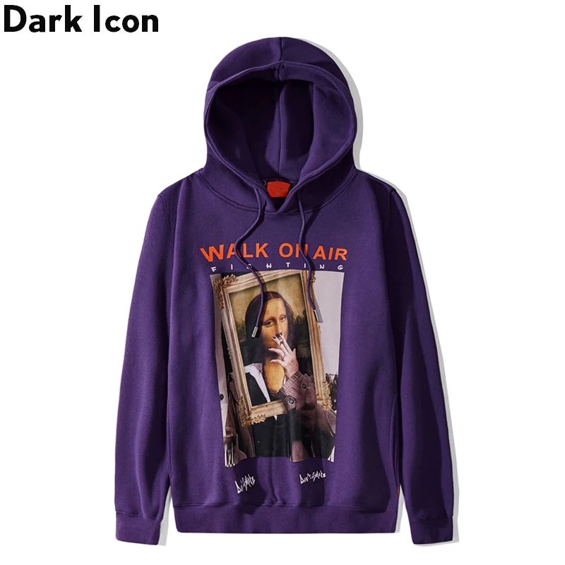 Флисовая мужская кофта с принтом Dark Icon пуловер мужские толстовки и худи Мужская