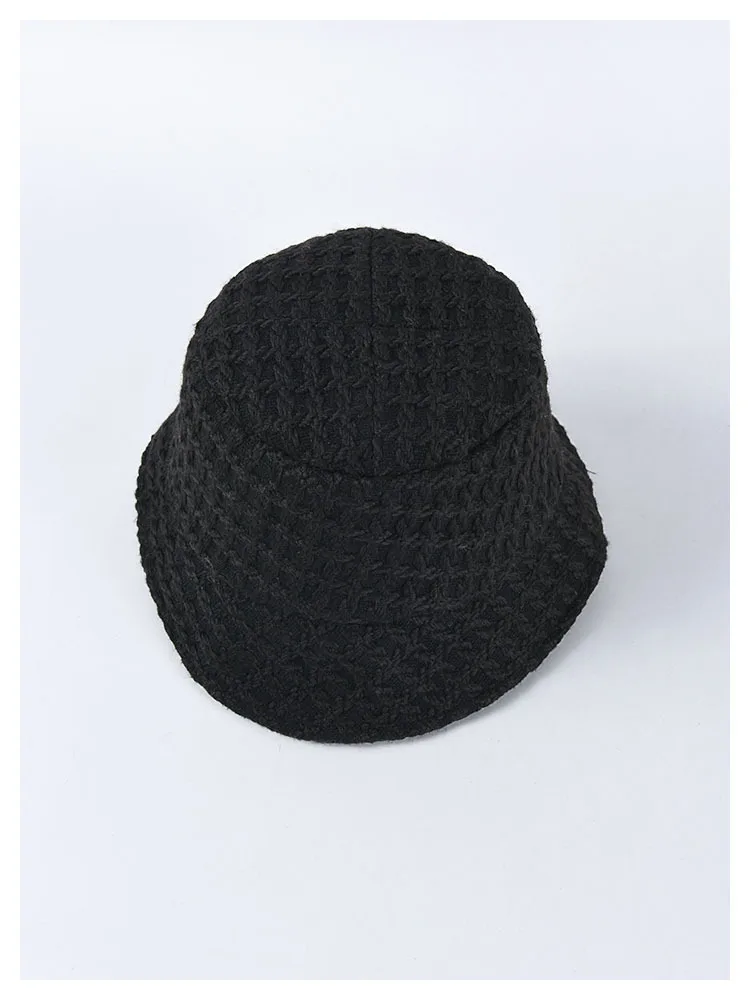 USPOP, новинка, женские шапки, простые, модные, белые, черные, женские, твидовые шапки, толстые, теплые, зимние шапки
