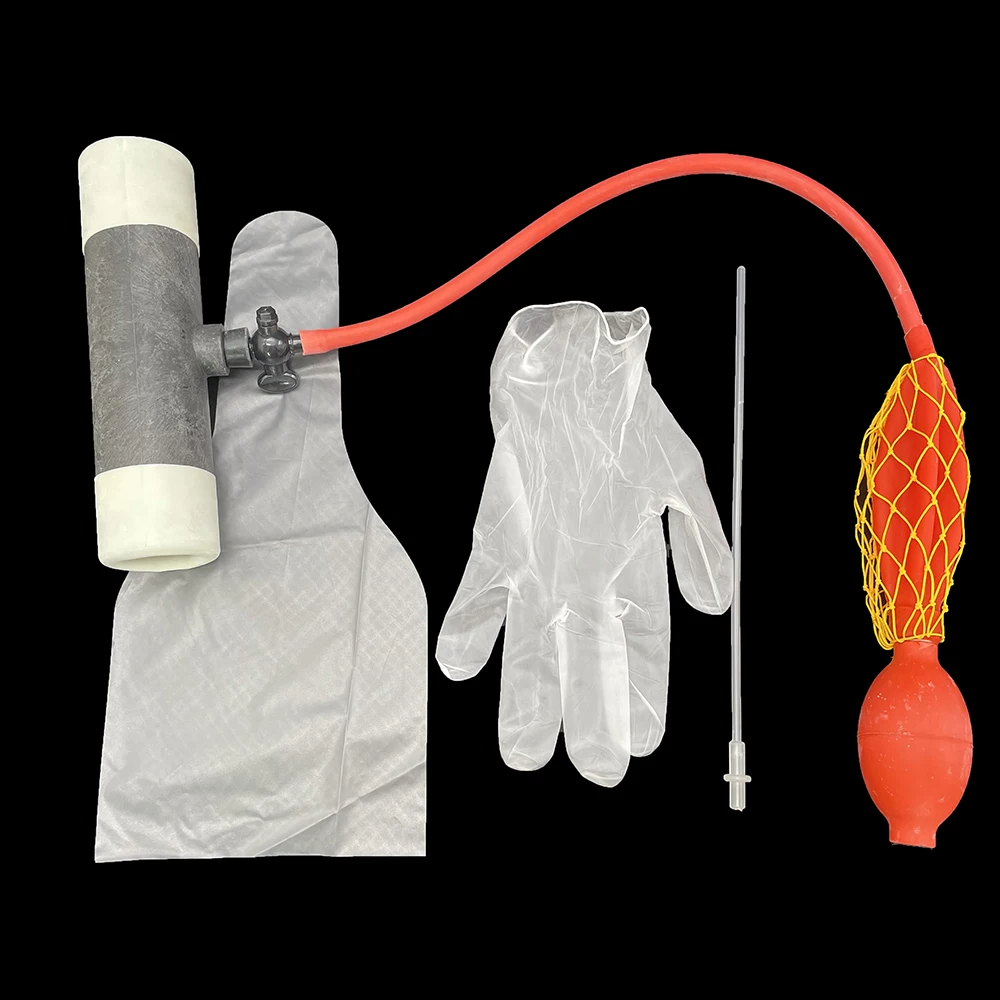 1SET Pet Canine Semen Collection Kit Collect Bag Gloves Disposable Sperm Artificial Insemination Tube Pipe Catheter Plastic