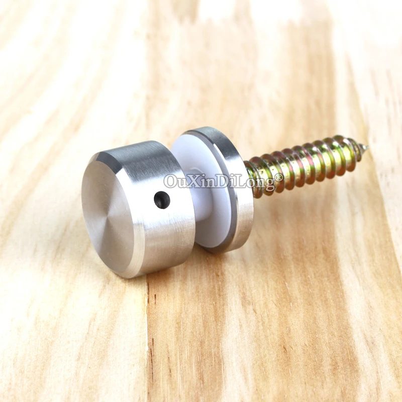 40pcs Stainless Steel Solid Glass Standoff Nails Side Hanging Wooden Staircase Handrail Hardware Screws Pin Bolt Anchor Fg801 Screws Aliexpress