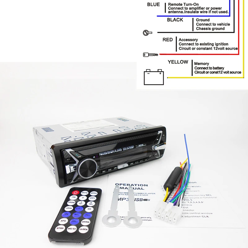 Autoradio 1 Din Bluetooth Mp3 Usb Con Soporte Celular Dsm-2400Bt - Coolbox