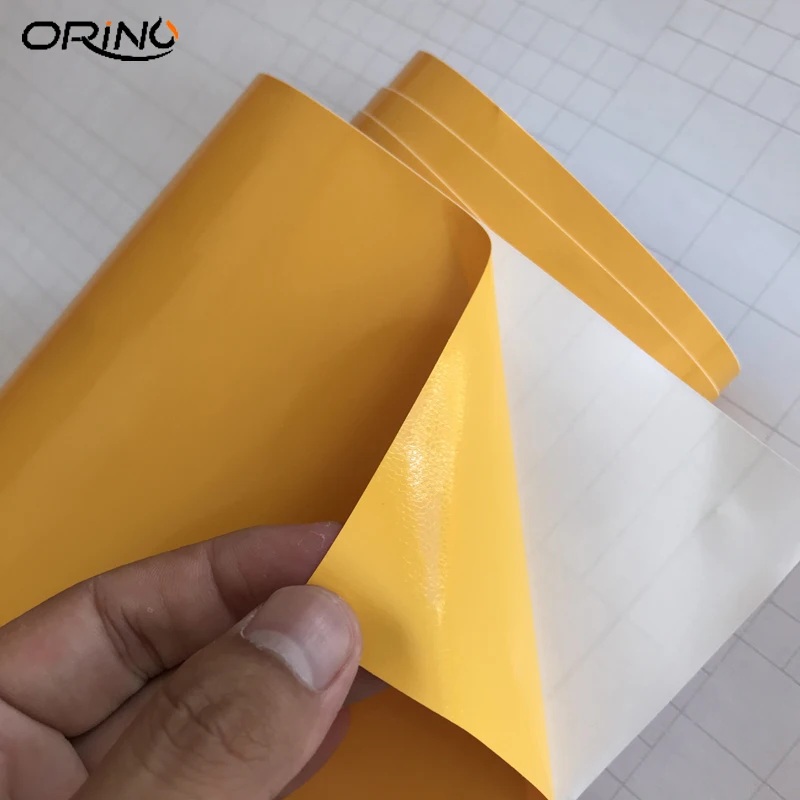 Glossy Yellow Vinyl Film-6
