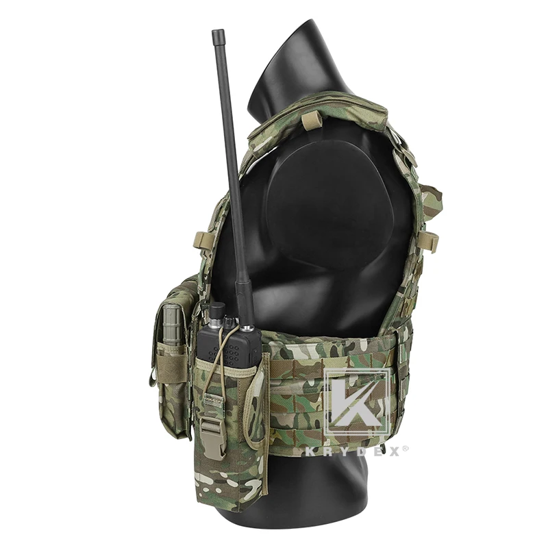 KRYDEX LBT 6094A Тактический модульный жилет Мультикам для переноски тарелок MOLLE