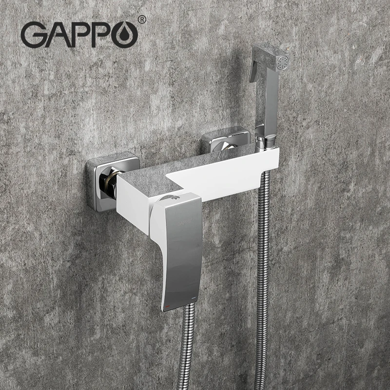 

Gappo Toilet Brass Bidet Spray Shower Bidet Set Copper Valve Bathroom Faucet Wall Mounted Tap Mixer G2007-8