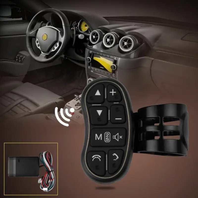 Автомобильный DVD gps плеер рулевое колесо беспроводной пульт дистанционного управления Лер кнопка дистанционного управления Портативный беспроводной приемник