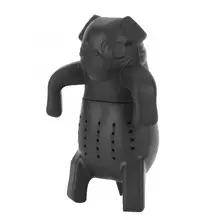 Чайный фильтр, мультяшная собака, силиконовое, свободное, инфузионное чайное ситечко, фильтр, гаджет, аксессуары для чая, ситечко для чая