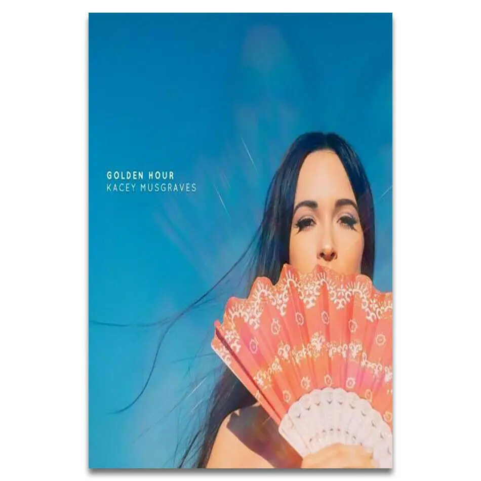 

Album Kacey Musgraves Golden Hour Music Silk Fabric Wall Poster Art Decor Sticker Bright