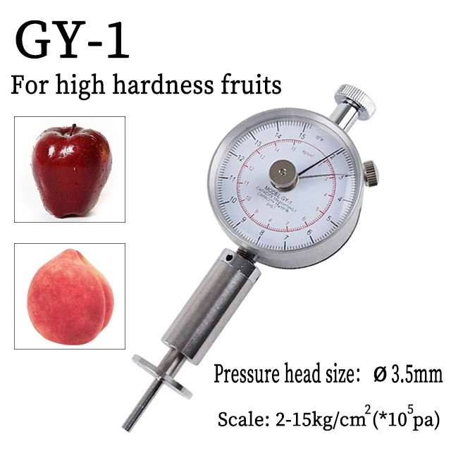 GY-2 RESHY Hard Fruit Firmness Penetrometer Sclerometer Fruit Hardness Tester for Determining The Maturity Level of Fruit 
