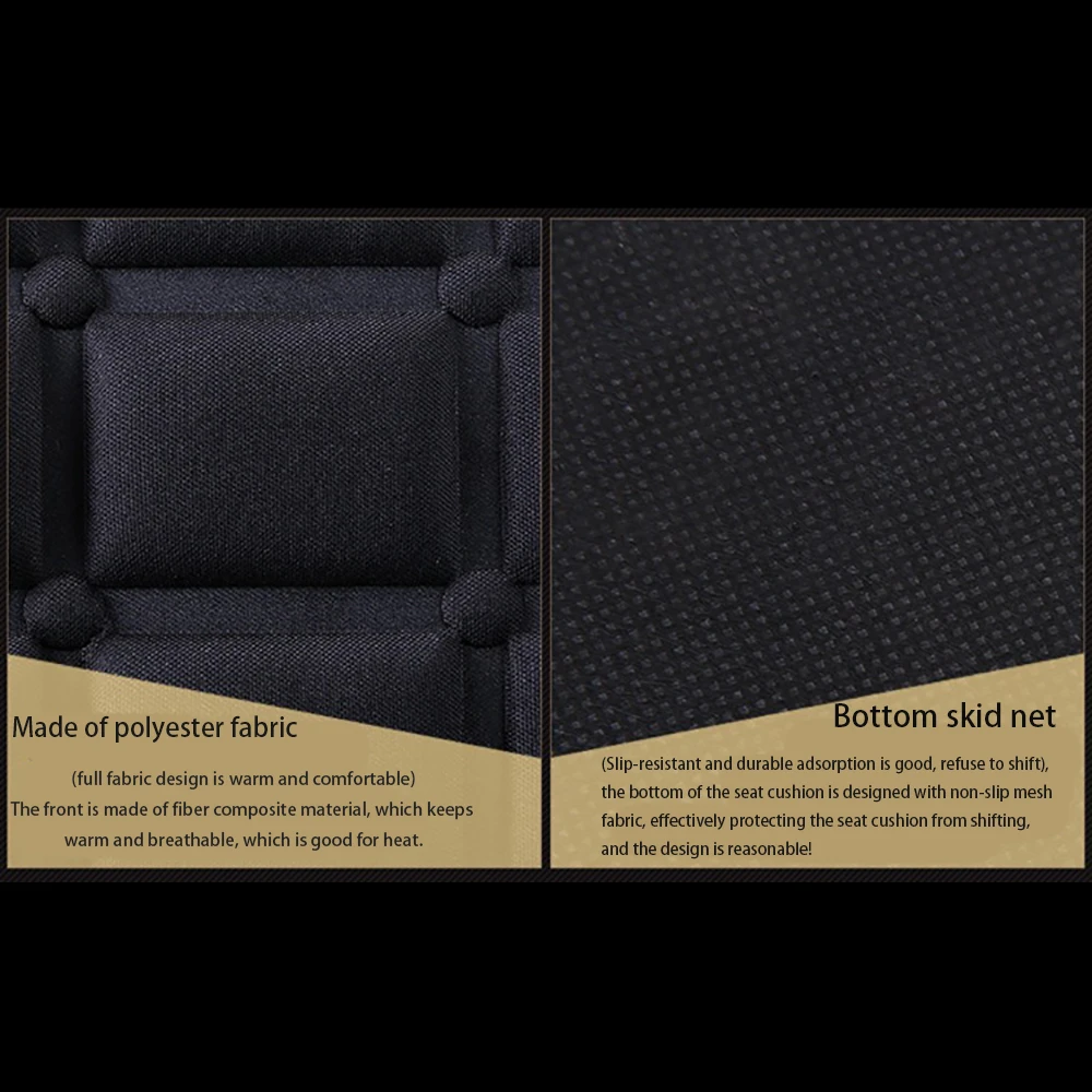Car Driver Heated Seat Cushion 96*48cm 12V Heated Car Seat Cushion Cover Seat Heater Warmer Winter Household Cushion Interior