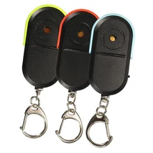 Мини анти-потери сигнал для нахождения ключей беспроводной сигнализации смарт-тег локатор для ключей брелок с отслеживанием со Звуком Свистка светодиодный свет вещи трекер