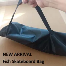 27*10 дюймов сумка для хранения в виде рыбьего скейтборда рюкзак