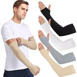 Unisex Cooling Arm Sleeves Cover Women Men Sports Sleeves Sun UV Protection Hand Cover Arm Warmer Sun Mtb Arm Cover Cuff