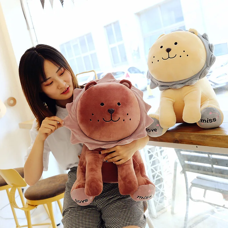 warm appease sunshine lion plush