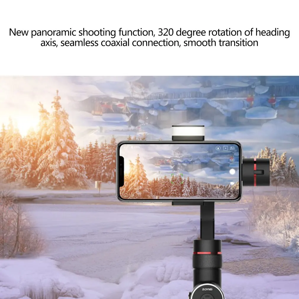 Zomei V5 Новые 3 Axis ручной шарнирный стабилизатор для камеры GoPro палка селфи
