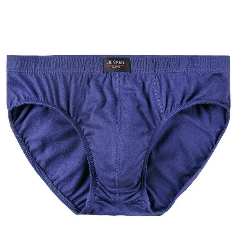 Slips en coton pour hommes, sous-vêtements Sexy, convexes à lavant, taille basse, respirants, de haute qualité