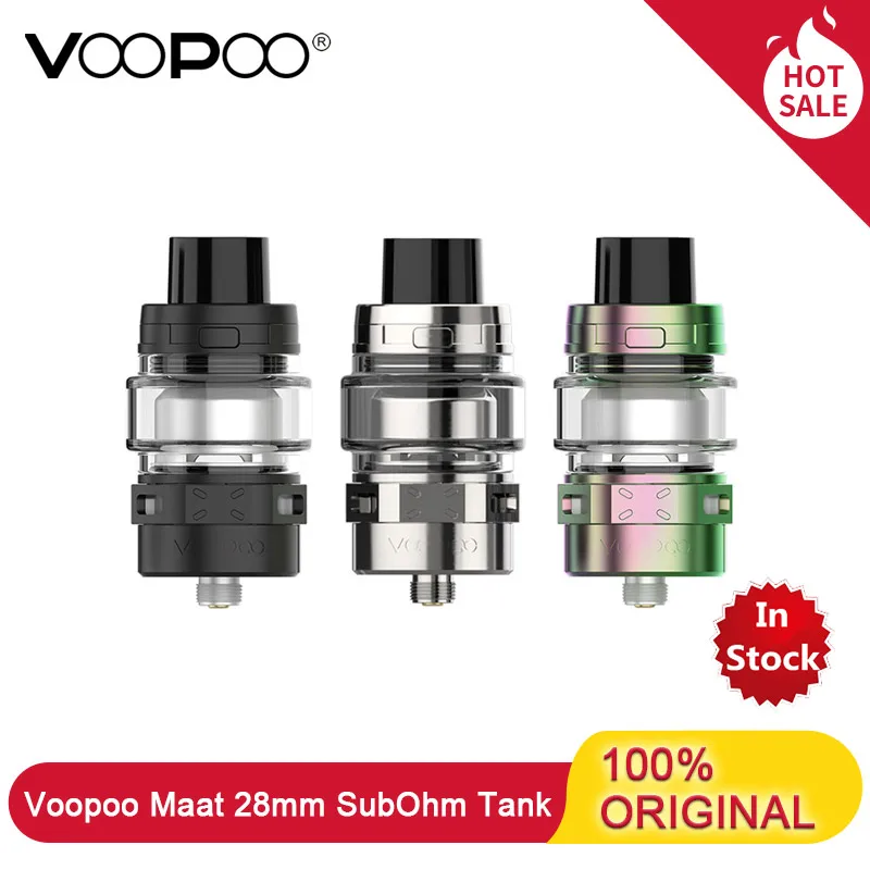 Электронная сигарета Voopoo Maat 28 мм бак SubOhm вместимостью 4 мл с одинарной/двойной