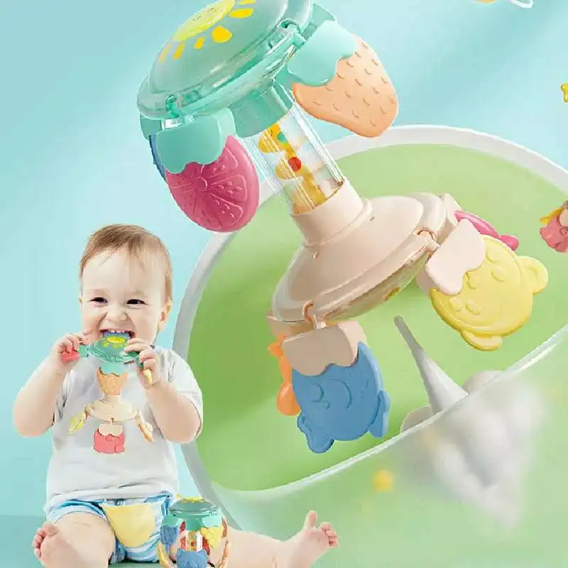 Deformable Grasping Puzzle Baby Rattles Ball Newborn Molar Stick Toys