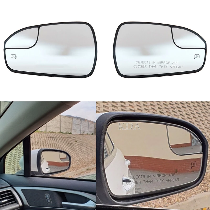 Auto Left Right Side Heated Wing Rear Mirror Glass For Ford Fusion 2013