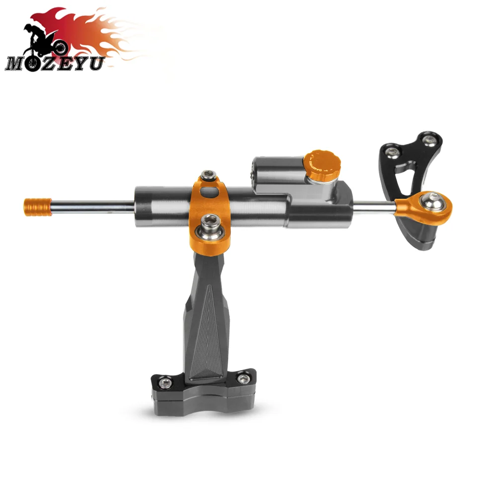 

Motorcycle CNC Steering Stabilizer Damper Mounting Bracket Kit & Steering Stabilizer Damper For Honda CB650F 2014-2018