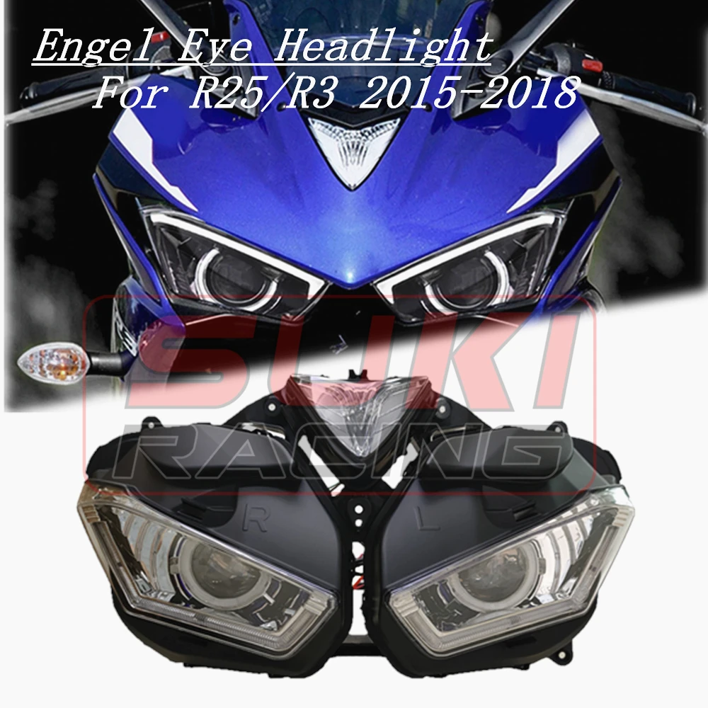 

Передняя фара в сборе для мотоцикла YAMAHA R25/R3 R25 R3 2015 2016 2017 2018