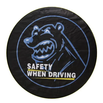 

14" 15" 16" 17" Inch PVC Leather Spare Tire Wheel Cover Case Pouch Protector Bag For Mitsubishi Kia Benz LEOPAARD Chevrolet Niva