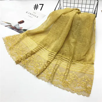 

New ladies simple and versatile casual lace scarf