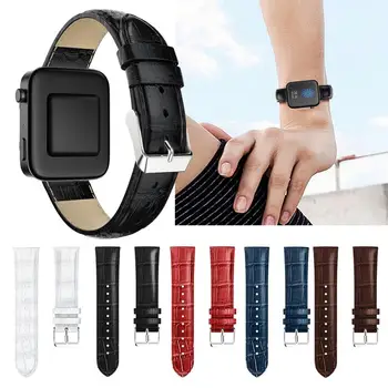 

5 Colors Crocodile Leather Replacement Wrist Strap Watch Band for Xiaomi Watch Strap For Xiaomi Smart Watch Accessories