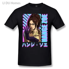 

LIDU Attack On Titan Hange Zoe T Shirts WoMen Man's T-shirt Cotton Summer Tshirts Short Sleeve Graphics T-shirts Tee Tops