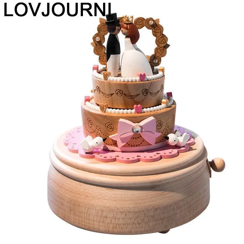 Musically Typewriter Carrusel Muziek Musicale Musical Madera Note Wood caja De Musica Boite A Musique Carousel Music Box | Дом и сад