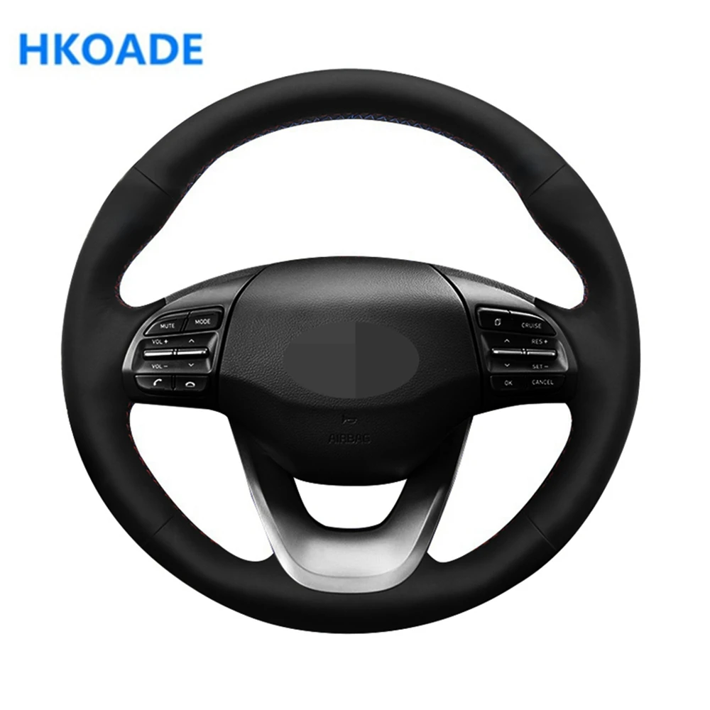 Customize Diy Micro Fiber Leather Car Steering Wheel Cover For Hyundai