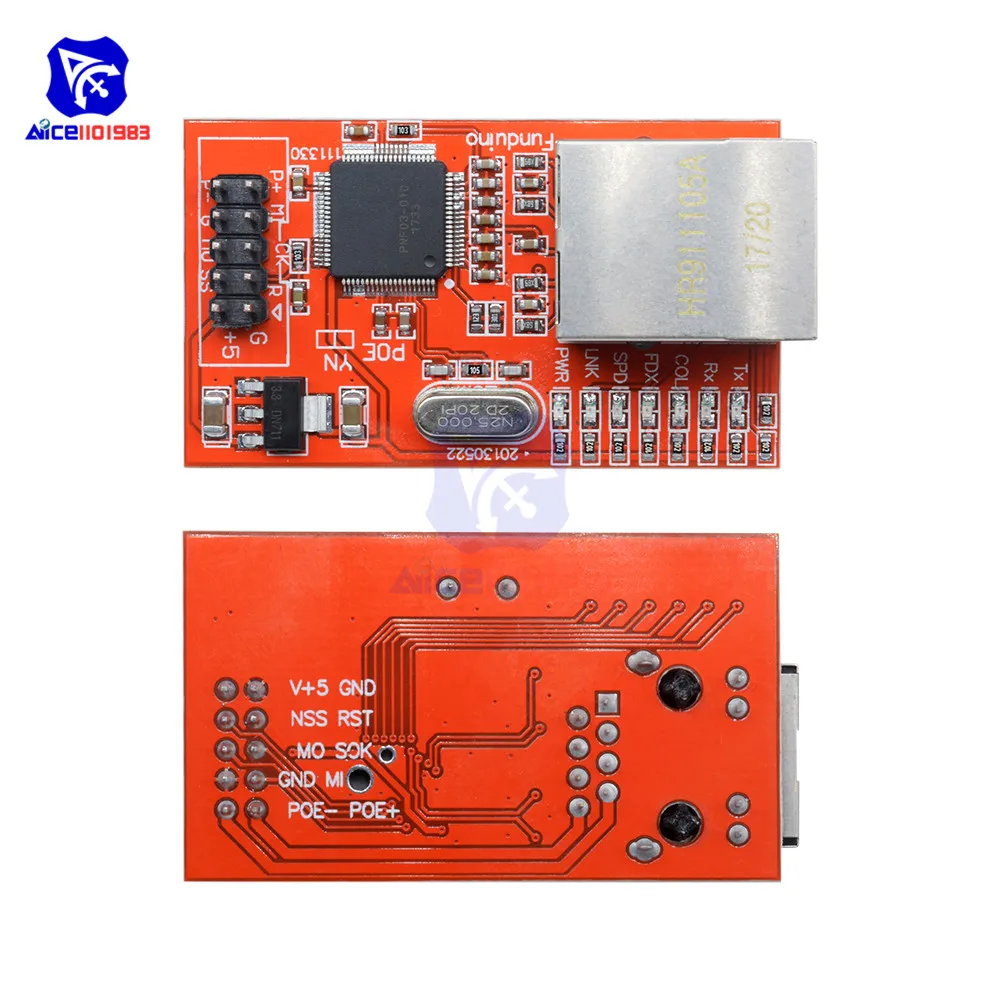 Сетевая плата Mini W5100 LAN Ethernet Shield модуль R3 3 В 5 совместим с Arduino UNO Mega 2560